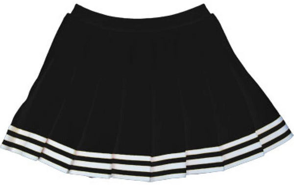 Black & White Pleated Cheer Skirt – Gameday Bae