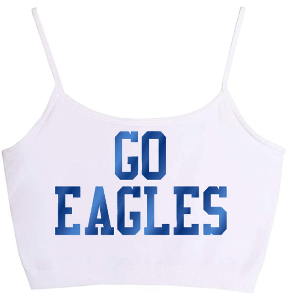 Eagles Gone Wild Seamless Crop Top (Available in 2 Colors) – Gameday Bae