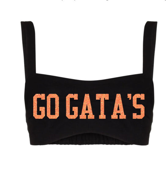 Let's Go Go Go Glitter Cali Crop Top – Gameday Bae