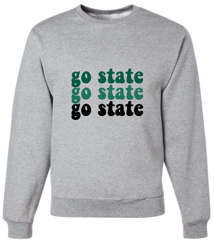 Go State Crew Neck Sweatshirt (Available in 2 Colors)