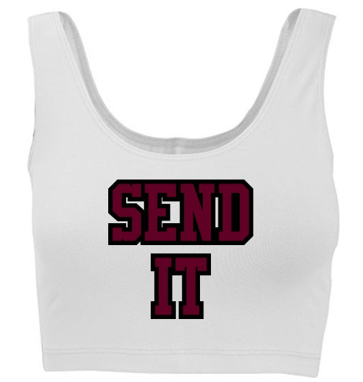 Send It Tank Crop Top