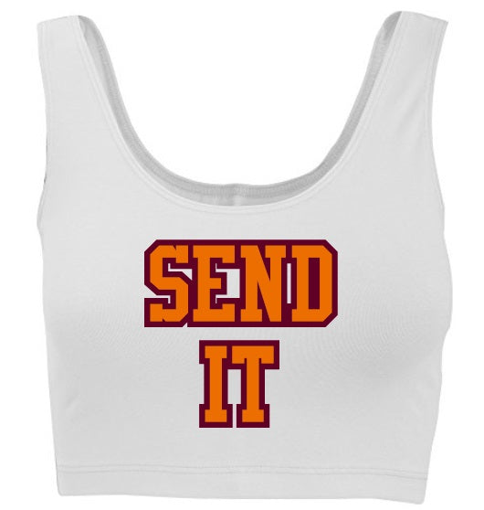 Send It Tank Crop Top (Available in 2 Colors)