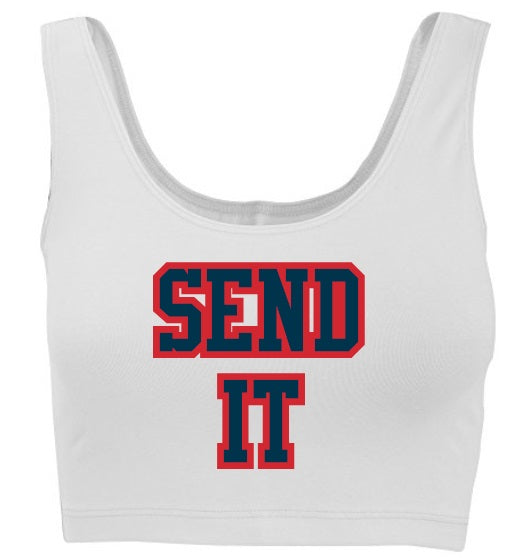 Send It Tank Crop Top