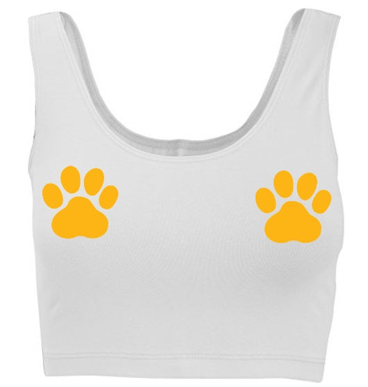 Double Paws Tank Crop Top (Available in 2 Colors)