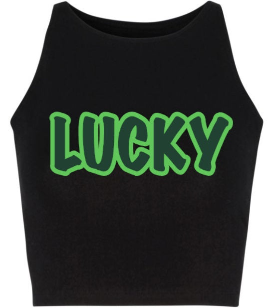 Lucky Seamless Super Crop Top (Available in Two Colors) – Gameday Bae