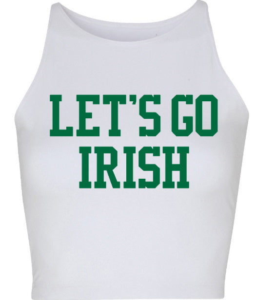 Let's Go Irish Seamless Crop Top