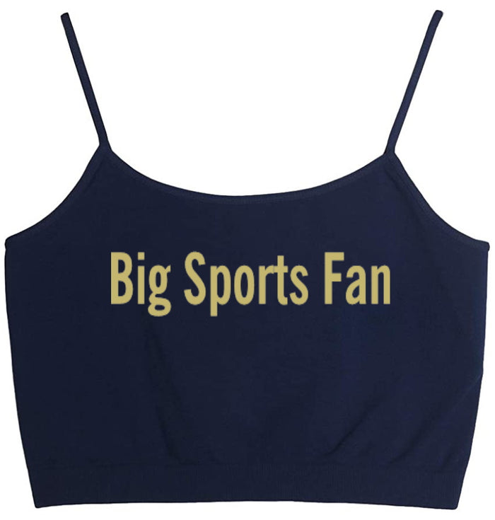 Big Sports Fan Seamless Crop Top (Available in 2 Colors)