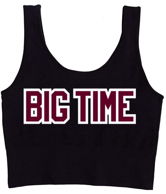 Big Time Seamless Tank Crop Top