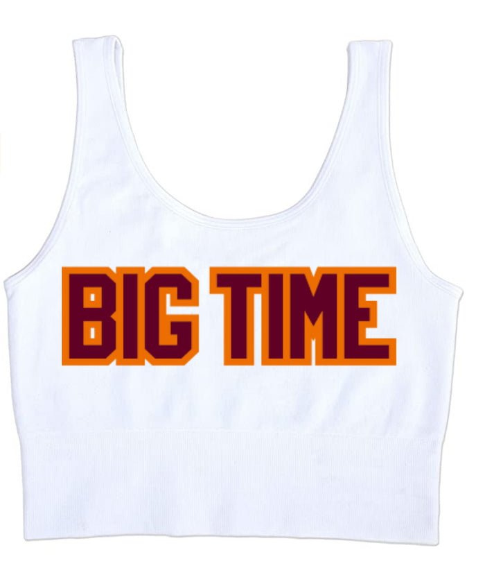 Big Time Seamless Tank Crop Top (Available in 2 Colors)