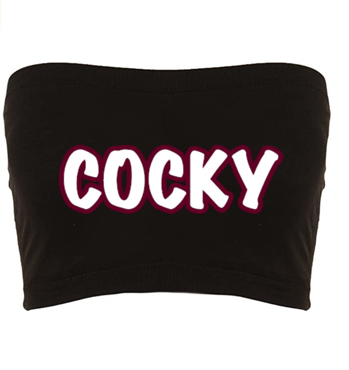 Cocky Seamless Crop Tube Top (Available in 2 Colors)