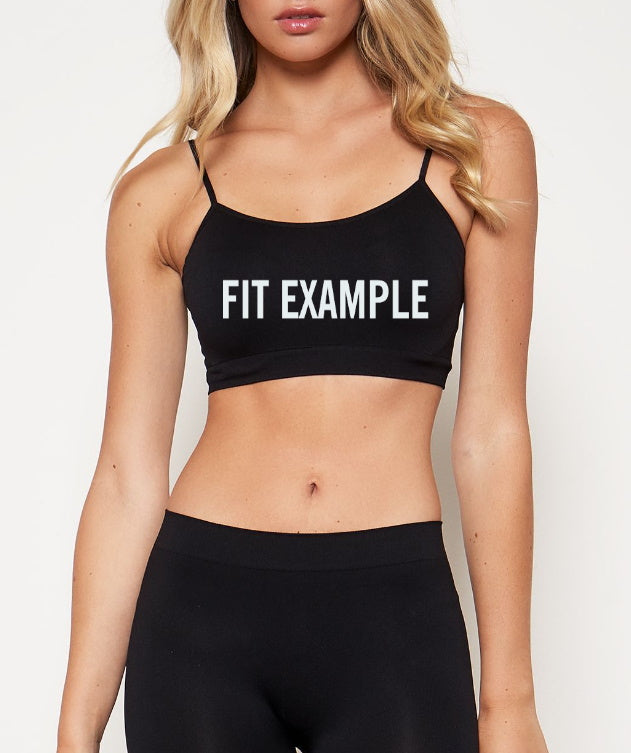 All About Em' Seamless Spaghetti Strap Super Crop Top