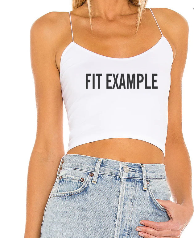 Miami Girl Seamless Skinny Strap Crop Top (Available in 2 Colors)