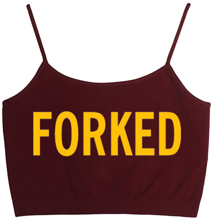 Forked Seamless Crop Top (Available in 3 Colors)