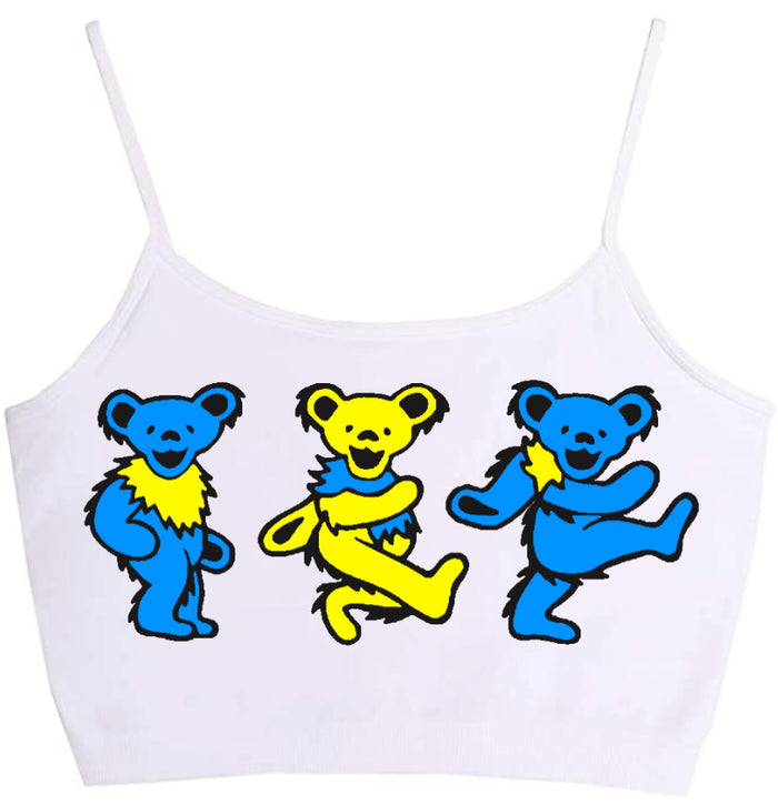 Game Day Teddies Seamless Crop Top (Available in 2 Colors)