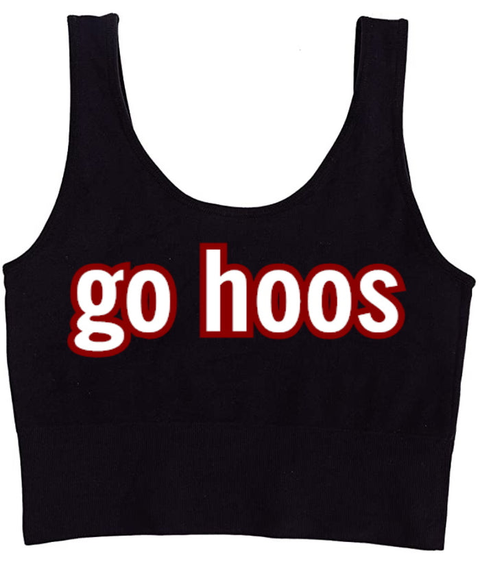 Go Hoos Seamless Tank Crop Top