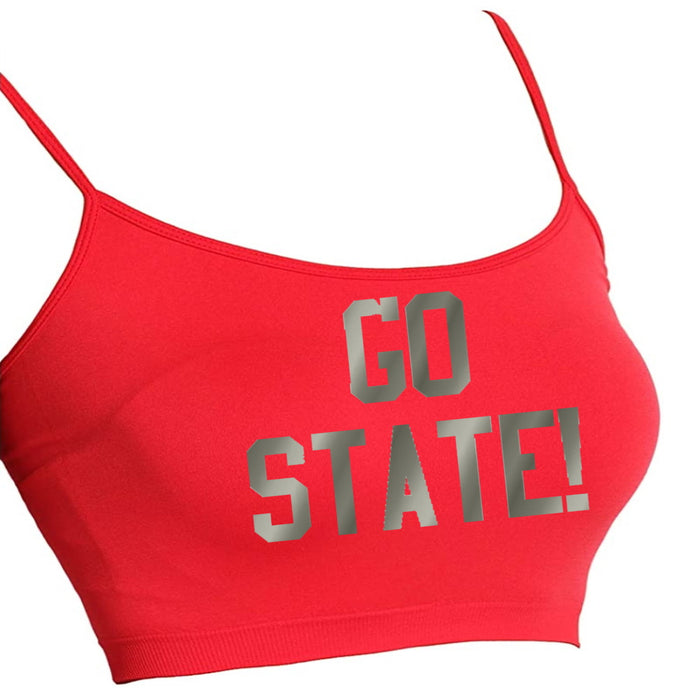 Go State! Seamless Crop Top