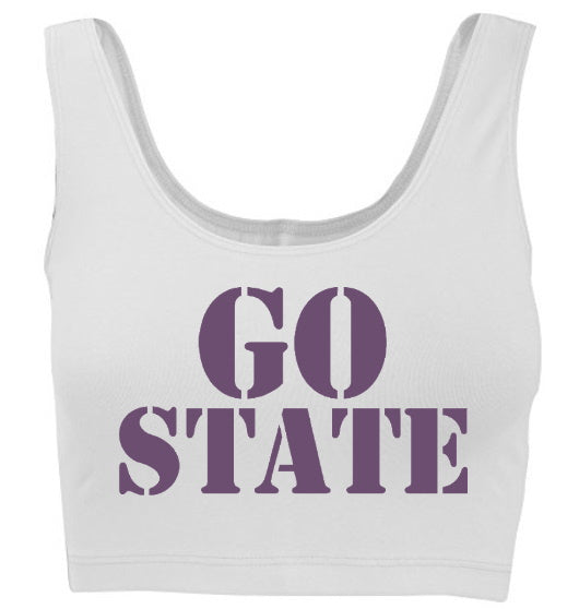 Go State Tank Crop Top (Available in 2 Colors)