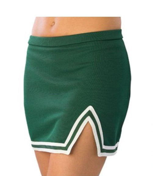 Lucky Clover A-Line Notched Cheer Skirt