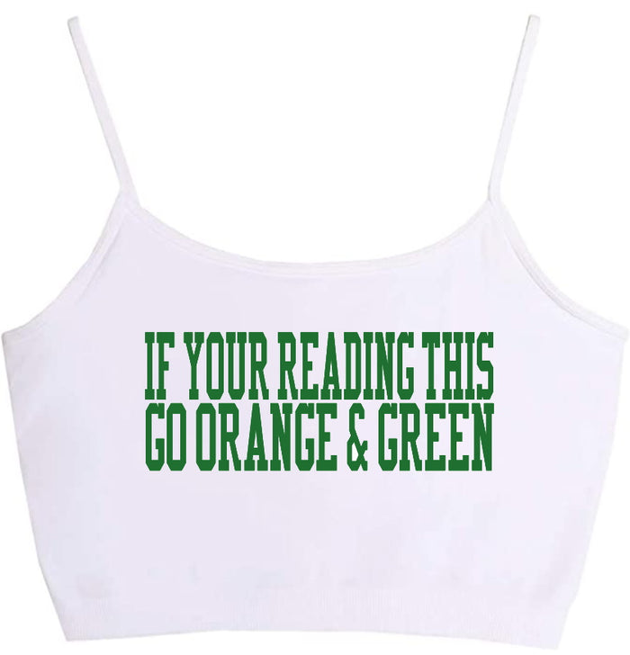 If Your Reading This Seamless Crop Top (Available in 2 Colors)