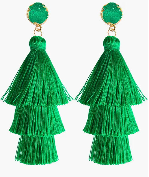 KENDRA SCOTT Elle Gold Crystal Frame Drop Earrings in Kelly Green Illusion  NWT | eBay