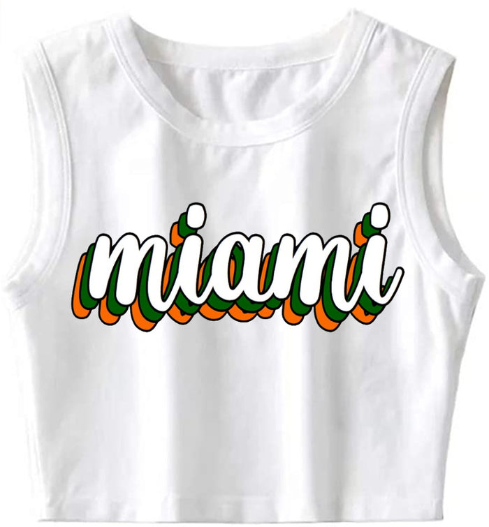 Script The Ultimate Sleeveless Tank Crop Top