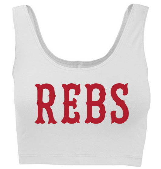 Rebs Glitter Tank Crop Top (Available in 2 Colors)