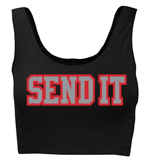 Send It Tank Crop Top (Available in 2 Colors)