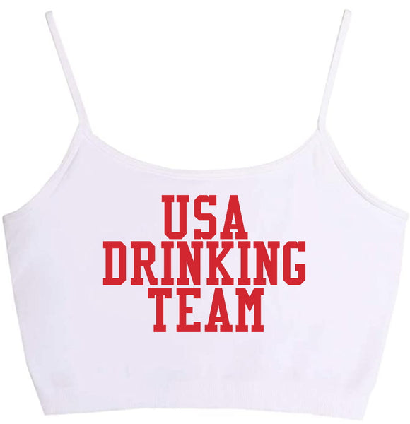 Alcohol You Later Seamless Super Crop Top – Gameday Bae